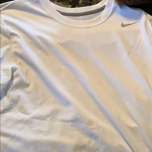 Large White Nike shirt. No stains